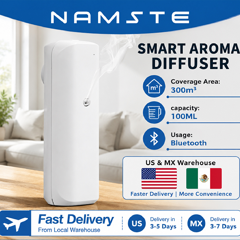 Home Fragrance Best - NAMSTE Aromatyczny Dyfuzor Olejków Eterycznych Bluetooth,